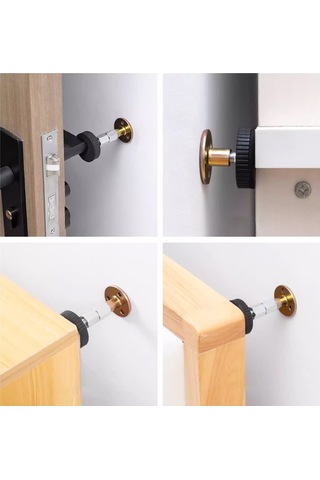 Ayarlanabilir Yatak Başlığı Sabitleme Aparatı, Mobilya Eşya Dolap Sabitleme Aparatı, Duvar Sallanma Önleyici Sabitleyici, Karma