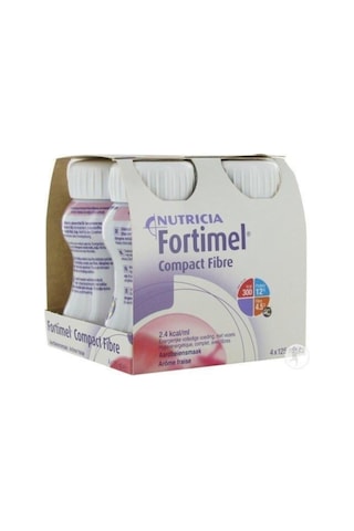 Fortimel Compact Fibre Çilek Aromalı 24 x 125 ML