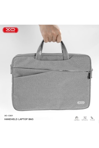 Cb01 Taşınabilir Laptop Uyumlu Çanta - Portatif Notebook Çantası Gri