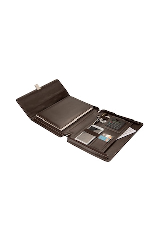 Organizer Ajanda Tarihsiz Düz 28x34.5 CM - Kahve Kahverengi