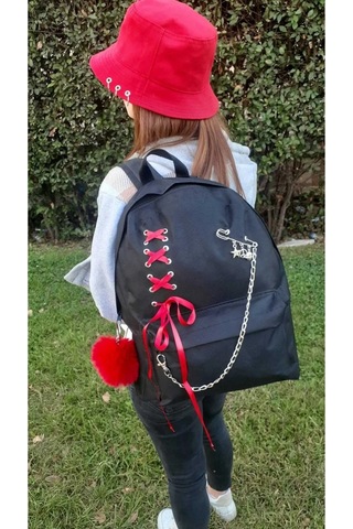 Shopiolog Çanta Unisex Kore Model Sırt Çantası
