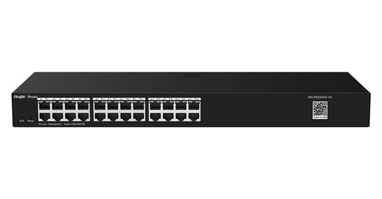 Reyee Rg-es224gc 24 Port Gigabit Ruijie Colud Yönetilebilir Switch Metal Kasa-113347