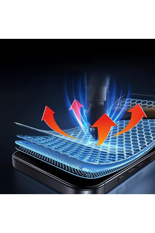 Apple Uyumlu iPhone 17 Pro Max Zore Etnaa Cam Ekran Koruyucu