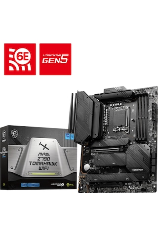 MSI MB MAG Z790 TOMAHAWK WIFI SOKET 1700 DDR5 7200MHZ(OC) PCI-E Gen5 M.2 USB3.2 DP HDMI 1x2.5G LAN WI-FI 6E ATX