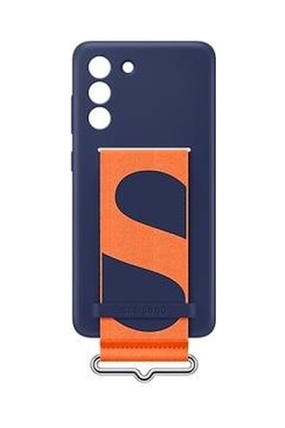 Galaxy S21 Fe İle Uyumlu Kayışlı Silikon Kılıf Lacivert-ef-gg990tnegww