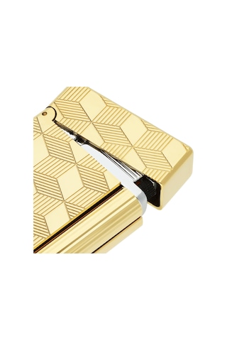 St Dupont Initial Guilloche Gold Çakmak 20841 Altın