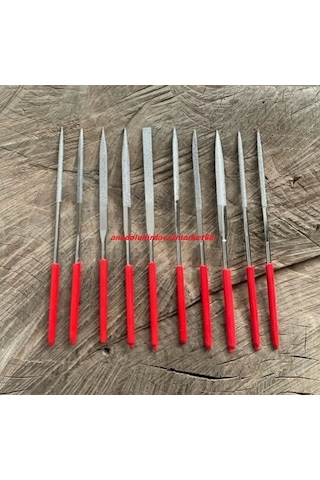 Dmr Çelik Elmas Eğe Seti Metal Çelik Eğe Ve Törpüleme Set Çelik Eye Seti 10pcs