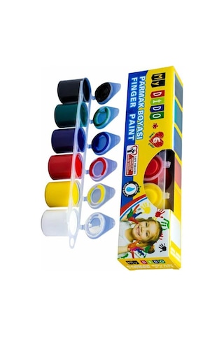 Bebek El Ayak İzi Tuval Boyama Seti 25x35 Cm 1 Paket Parmak Boyası Zemin Fırça Rulo Fırça Ponpon Fırça Hatıra Seti