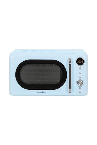Simfer 4606 20Litre Retro Mikrodalga Fırın Dijital Mavi