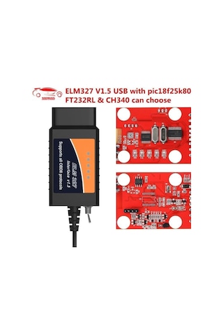 Tr Usb Bağlantılı Ch340 Driver Obd2 Elm Modifiye Edilmiş Kısa Devreli Forscan Foccus Elmconfig Ddt4all Uyumlu