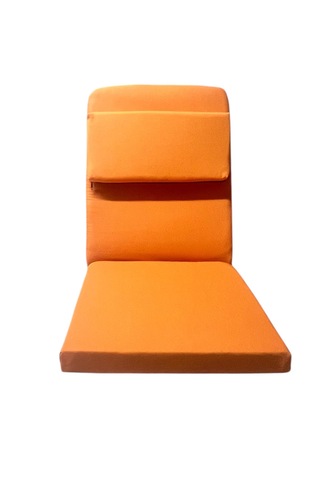 Ekstra Destek Yastıklı Yoga, Nefes, Meditasyon Sandalyesi Backjack Xl Su Ve Leke İticili Duck Kumaş Turuncu