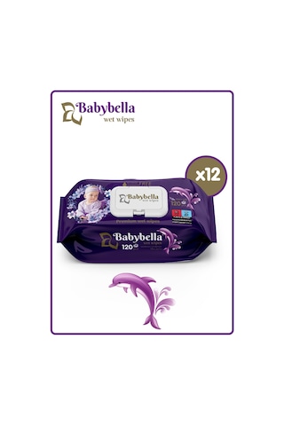 Babybella Labella Islak Mendil 120 Yaprak 12'li Set