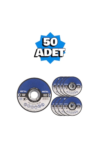 115x2,5 Metal Kesme Taşı 50 Adet Spiral Inox Demir Kesici Diski Demir Kesme Disk 115x2,5x22,23