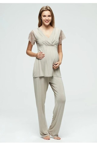 Catherine's Hamile Pijama Takımı 820 Vizon