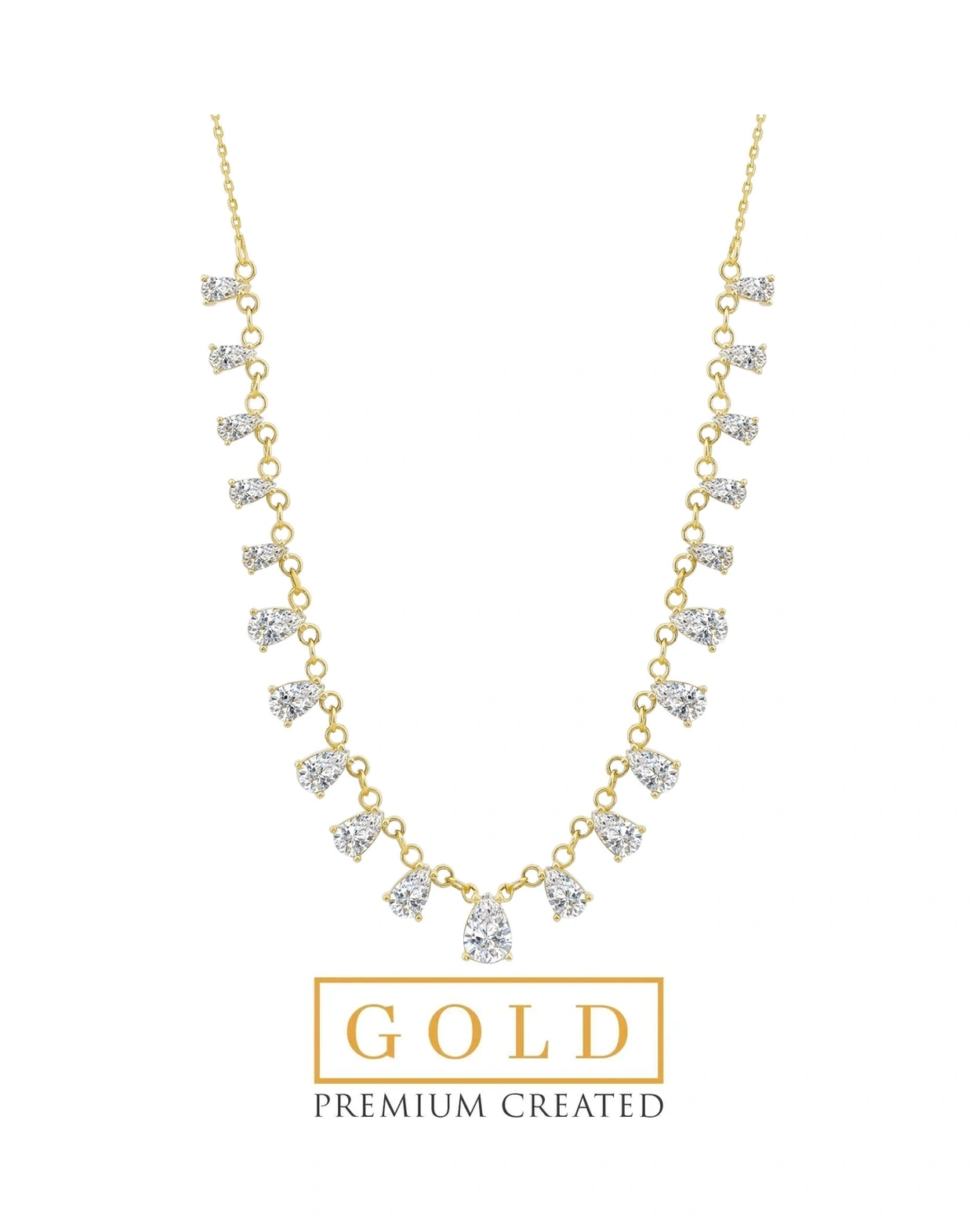 Damla Kesim 14 Ayar Sarı Altın Gerdanlık