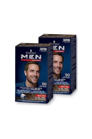Schwarzkopf Men Perfect Saç Boyası 5.0 Açık Kahve 2'li