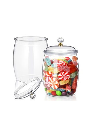 Monyee Plastik Şeker Ve Bisküvi Kutusu Seti - Saklama Ambalajı Diğer