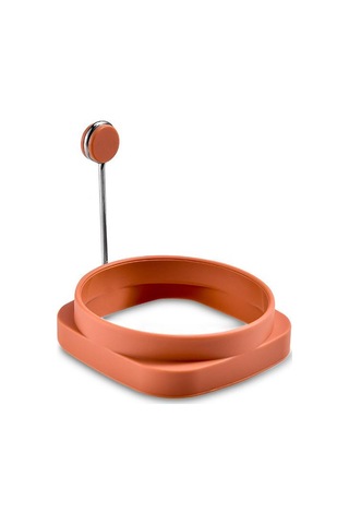 1 Adet Yüksek Isıya Dayanıklı Silikon Yuvarlak Kendin Yap Kızarmış Yumurta Kalıbı Yalıtımlı Kızartma Et Kek Yaratıcı Aletler Pembe