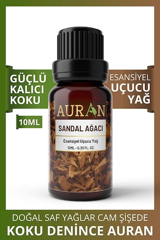 AURAN Sandal Ağacı Esansiyel Uçucu Koku Yağı Buhurdanlık Yağı
