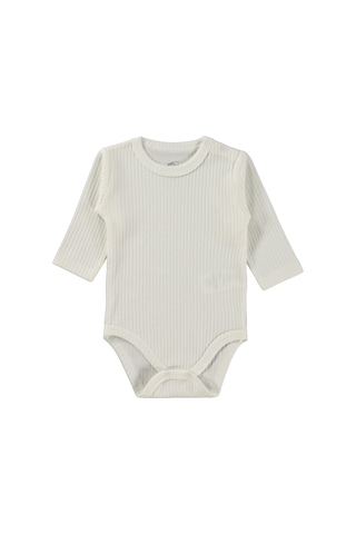 Minidamla Baby Minidamla Uzun Kol Basic 3'lü Set 1-18 Ay Çıtçıtlı Badi - Pembe