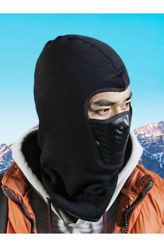 Mood Agenda Unisex İçi Termal Polar Bisikletçi ve Motorcu Maskesi