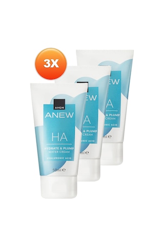 Avon Anew Hyalüronik Asit İçeren Dolgun Görünüm Veren Su Bazlı Krem 3 x 50 ML