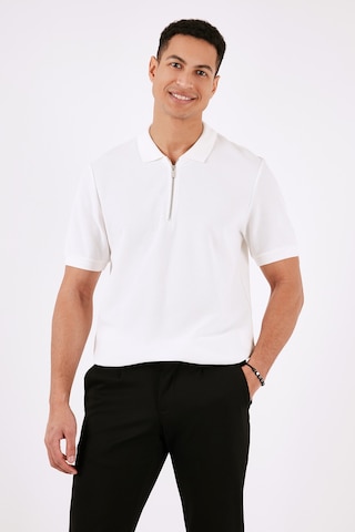 Buratti Pamuklu Regular Fit Yarım Fermuarlı 3'Lü Paket Erkek Polo Yaka T Shirt 5902434S3 Ekru-Antrasit-Indigo