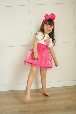 Minaz Baby Pembe Etekli Takım Pembe