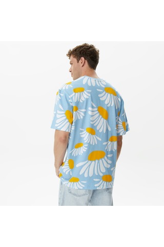 Karl Kanı Karl Kani Small Signature Daisy Erkek Mavi T-shirt