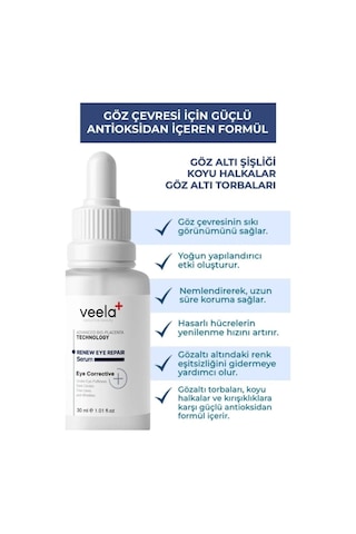 Veela Yaşlanma Belirtilerine Karşı Göz Çevresi Serumu