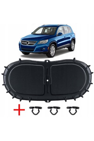 Volkswagen Tiguan 2011 - 2018 Motor Kaput Keçesi Klipsli