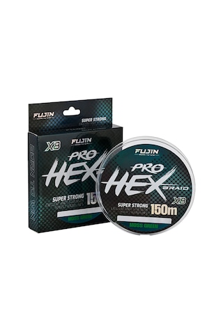 Fujin Pro Hex 8x 150mt. Moss Green İp Misina 0.16 MM
