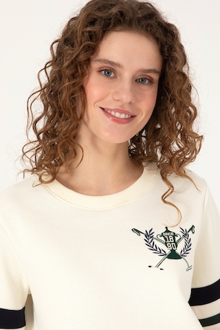 U.s. Polo Assn. Kadın Sweatshirt 50309074-vr256 İnci