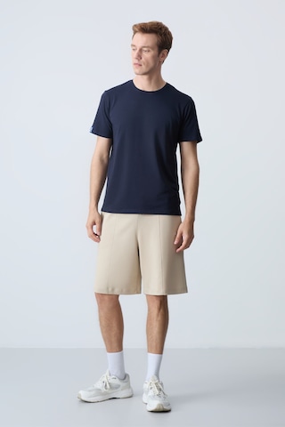 Tommy Life Bej Pamuklu Kalın Yumuşak Dokulu Standart Fit Basic Erkek Şort - 81277 Bej