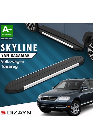 S-dizayn Vw Touareg Skyline Aluminyum Yan Basamak 193 Cm 2002-2010 A+ Kalite