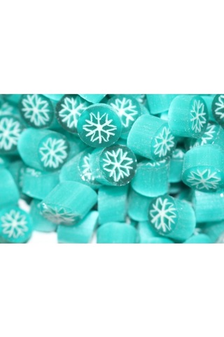 Yılbaşı Özel Kar Tanesi Desenli Lolly Şeker 1000 Gr.