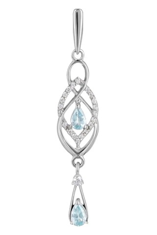 Lair Doğal Topazlı Gümüş Kolye Ucu 122246687