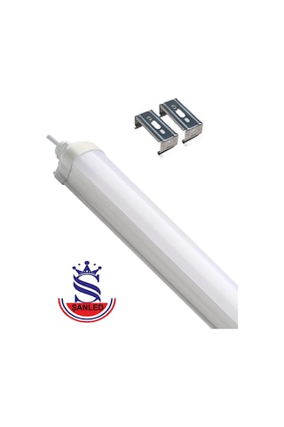 60w 120 Cm Yatay Led Etanj Armatür-trafolu Beyaz Işık 1 Adet Beyaz