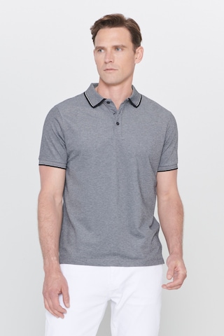 Ac&Co / Altınyıldız Classics 4A4820200047Syh3XL Düğmeli Polo Yaka Cepsiz Slim Fit Erkek Tişört Siyah