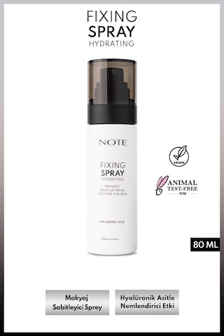 Note Hydrating Fixing Spray Makyaj Sabitleyici Sprey - Şeffaf
