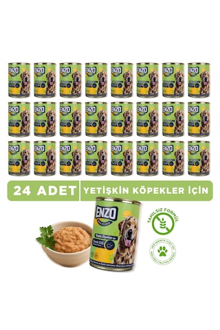 Tavuk Etli Konserve Köpek Maması 400 Gr X 24