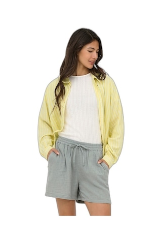 Only Onlthyra Ls Shırt Cs Wvn Kadın Sarı Gömlek - 15373333