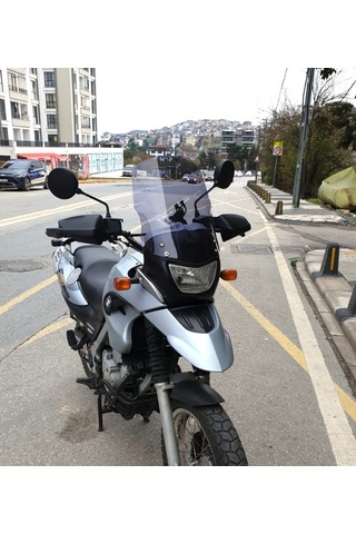 Motocam Bmw F 650 Gs Ön Cam 2004-2007 Model 45cm Füme Renkli 4mm