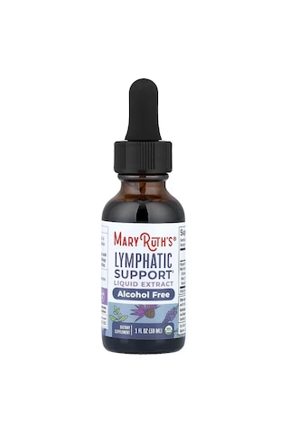 Maryruth's Organic Lymphatic Support Liquid Extract Alcohol Free 1 Fl Oz 30 Ml Usa Menşeii Dmmedicineden Aromasız