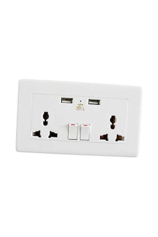 Pazly Usb Suntek Şarj Prizli Portlu Duvar Bağlantı Amp 1 Qz