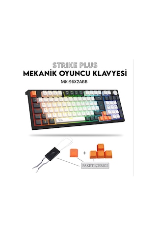 Gameagle Strike Plus Mk-96x2abb Mekanik Kablolu Işıklı Klavye