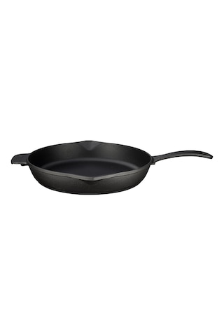 Lava Döküm Yuvarlak Kızartma Tavası Metal Saplı Çap - 28 cm