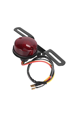 Shineyee Harley Davidson Retro Motosiklet Arka Stop Lambası Ve Plaka Tutucu - Parlak Led Işık, Kolay Montaj, Çok Fonksiyonlu.