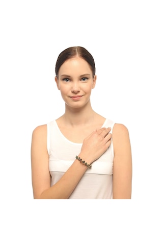 Tblk03497 İkiz Piramit Figür Kadın Bileklik 3401-3549 Çok Renkli
