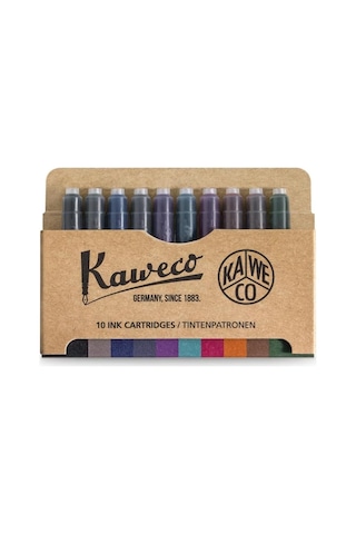 Kaweco 11000344 Kartuş 10'lu Karışık Renk Diğer
